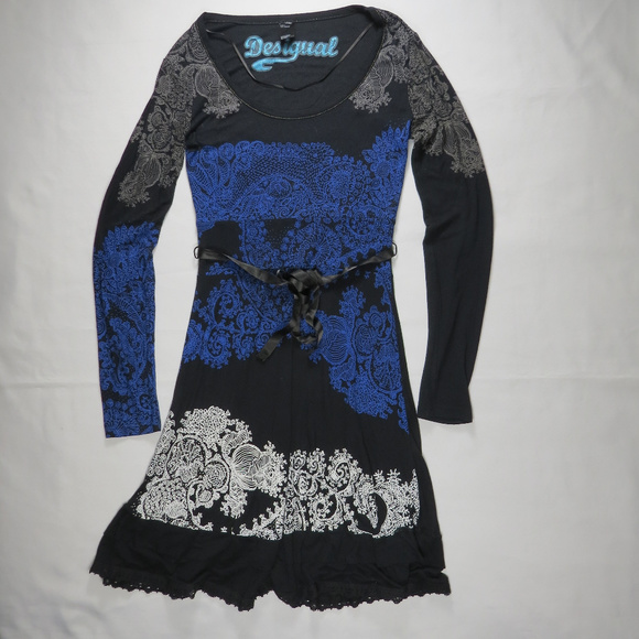 Desigual Anita 48V2164 Womens Dress S/6 Designer - Picture 8 of 8